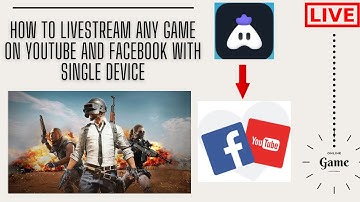 Turnip app Livestream on YouTube and Facebook together with single device with overlay live chat
