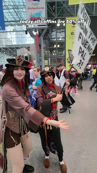 Great Deals at Wangsheng Funeral Parlor! #cosplay #genshinimpact#hutao #cosplayer #anime #nycc