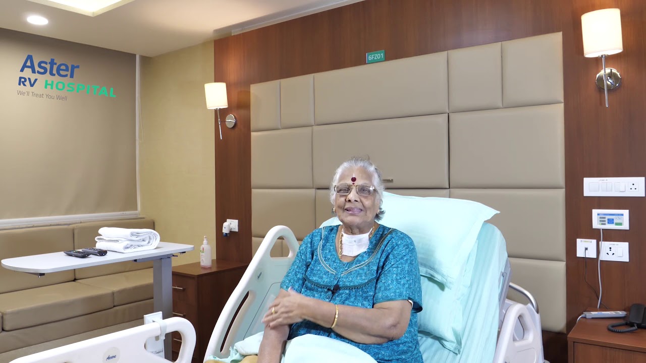 Ms Lalithamma - Patient Testimonial on Carotid Stenting | Aster RV Hospital JP Nagar, Bangalore sharingbox