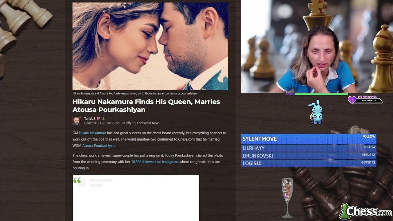 GM Hikaru Nakamura is married! 