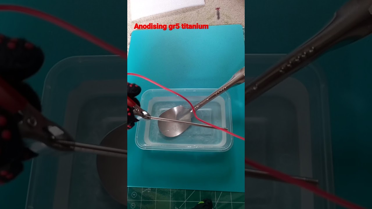 how to anodise gr5 titanium