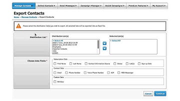 Export Contacts Tutorial Video