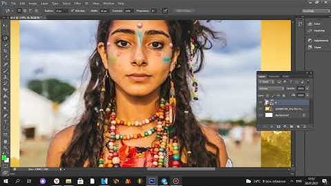 How To Joint Picture Green Screen Editing Background in Photoshop CC Part 9 - Photoshop Tutorial