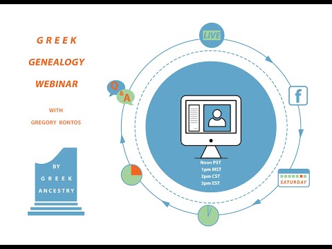 Greek Ancestry Education, Webinar #3 (May 9th, 2020): Municipal Registers and Census records