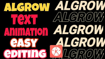 Algrow video editing in kinemaster || Howvtodit videos like @critik @algrow l Worth It | Mr logic