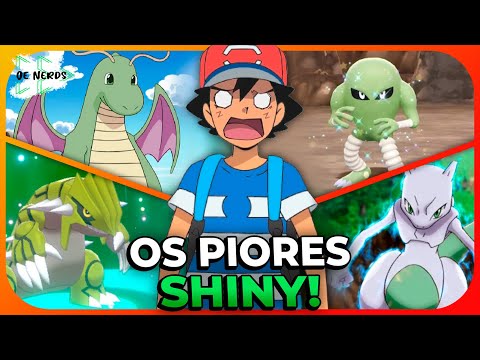 OS PIORES POKÉMONS SHINY QUE EXISTEM! (dói os olhos