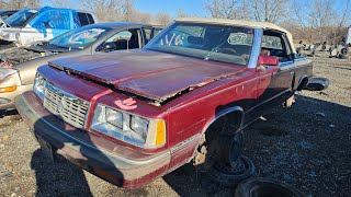 1986 Dodge 600 at U-Pull Salvage Yard in Iowa