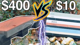 $10 VS $400 Water Stone Sharpening!