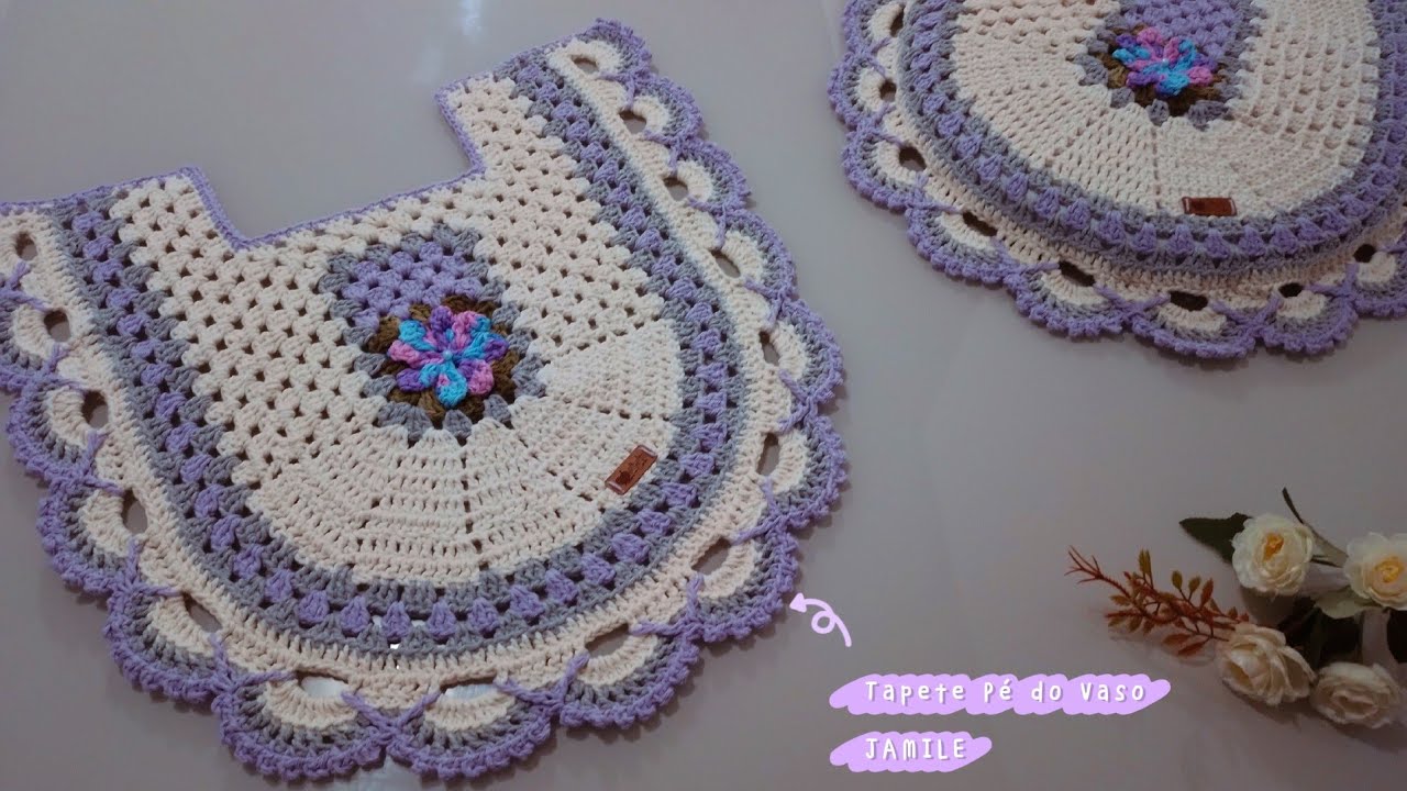 💥PASSO Á PASSO TAPETE PÉ DO VASO JAMILE/BASE SUCESSO DO MOMENTO  #tutorial #passoapasso #videoaula 