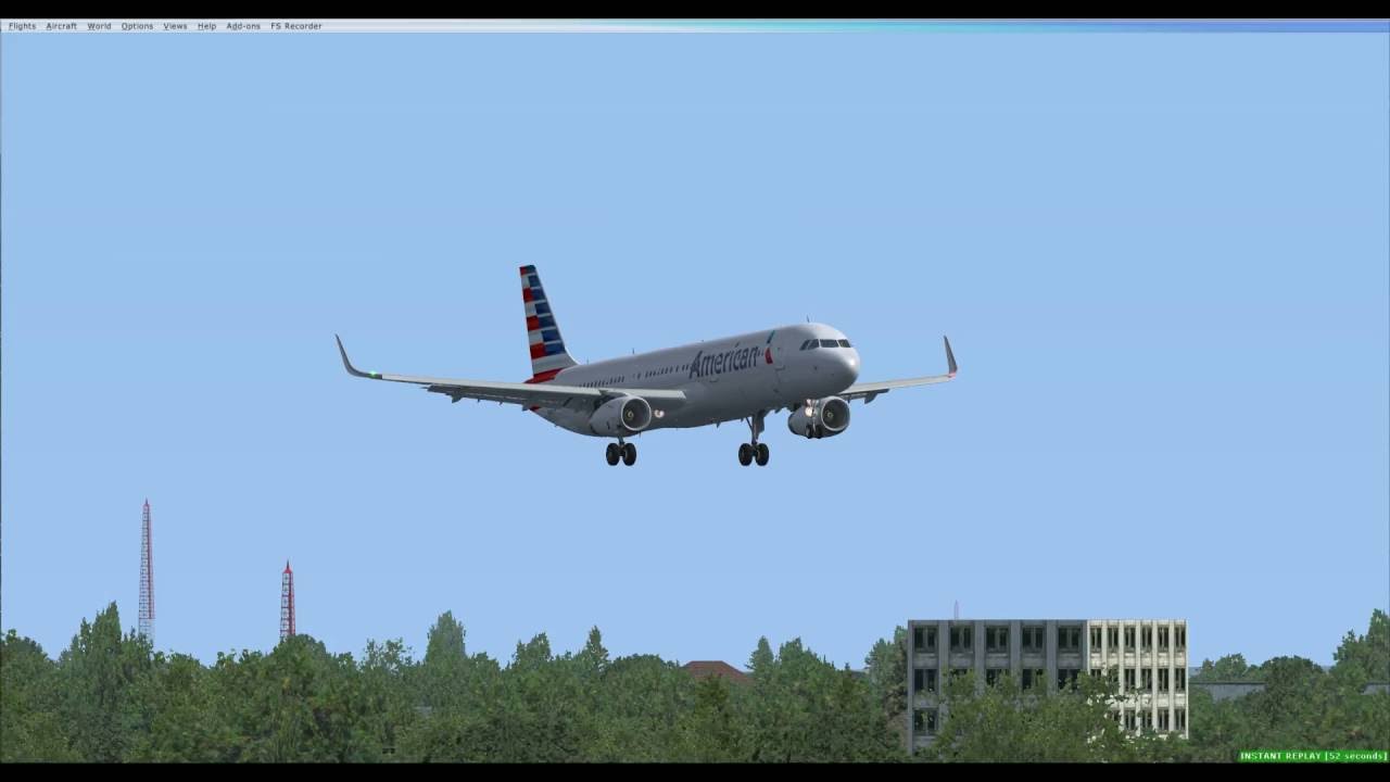 FSX AA-A321SL Landing @ KORD Watch in Full HD 1080p