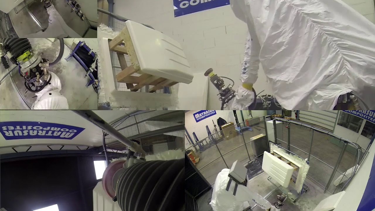 Perfect pre-grinding for painted composite parts