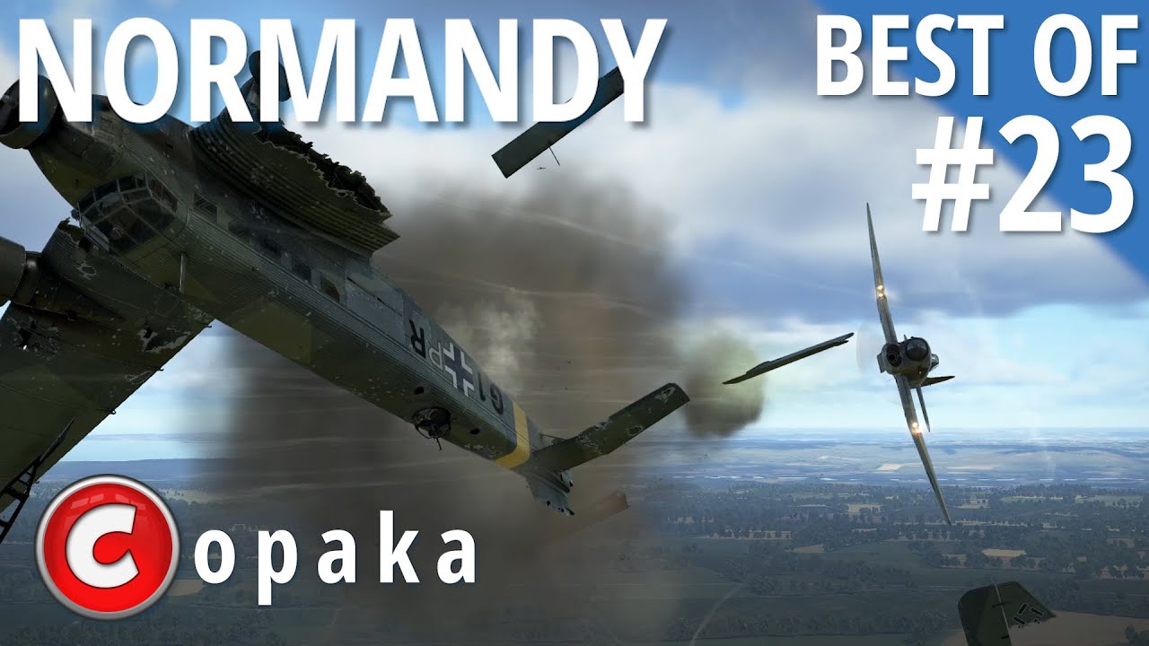 il2 Sturmovik Battle of Normandy | Dogfights compilation | satisfying crashes | compilation #23