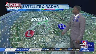Scattered strong storms possible Tuesday afternoon and evening