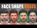 4 Face Shape Rules EVERY GUY SHOULD FOLLOW! (To Pick The BEST Haircut & Facial Hair for YOUR Face)