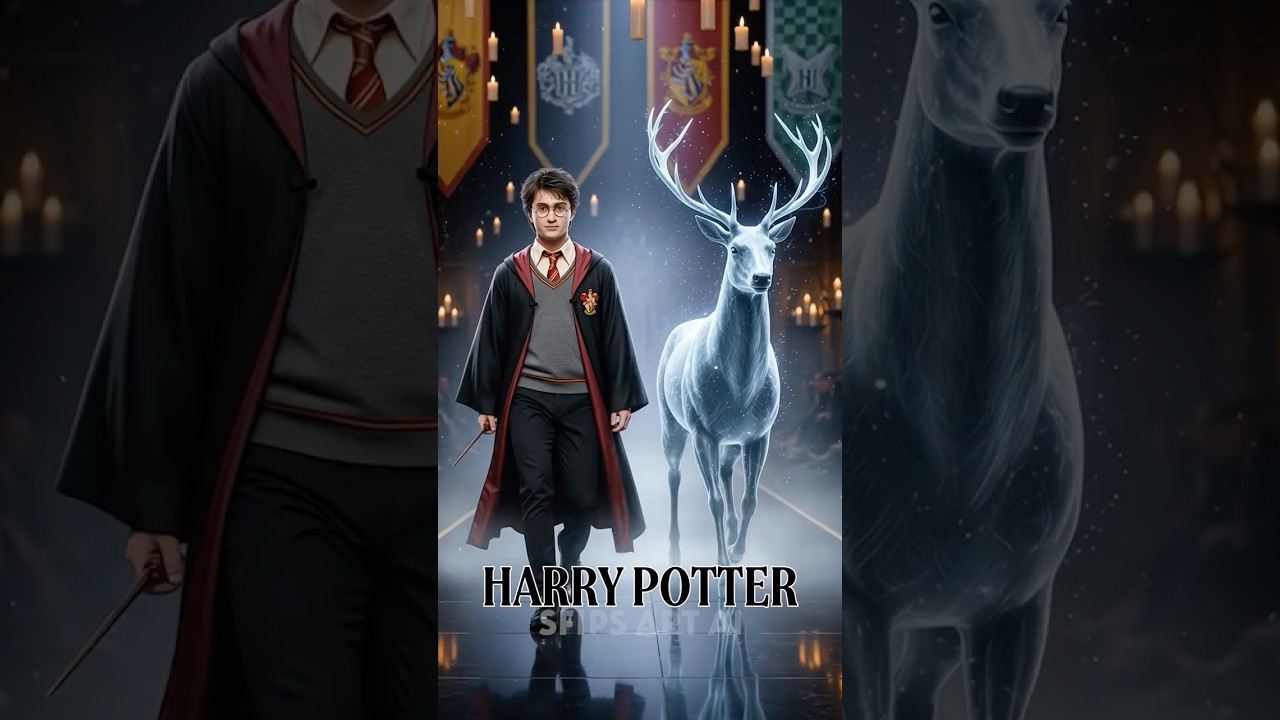 Harry Potter Characters Walk the Runway with Their Patronus | Magical Hogwarts Fashion Show