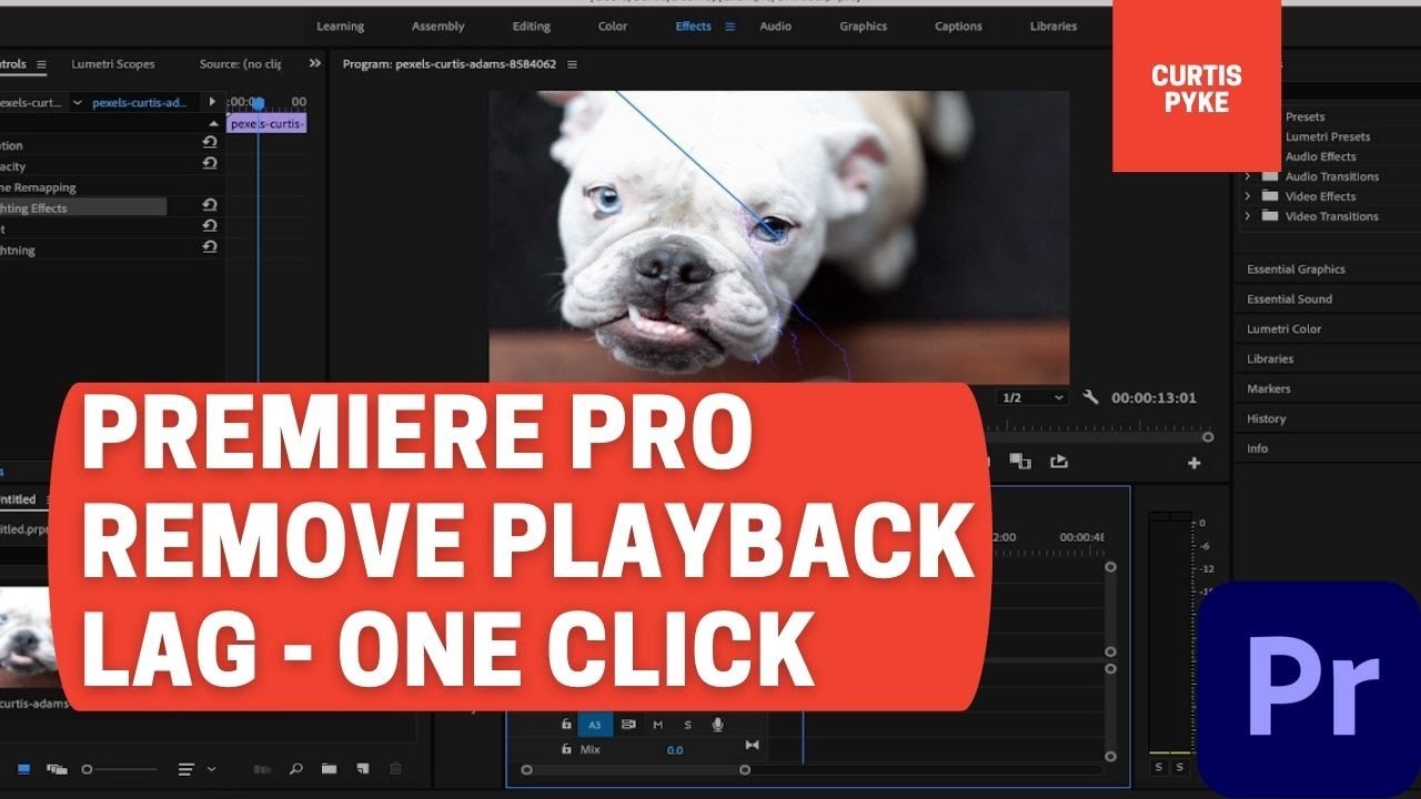 How to Remove Playback Lag - Premiere Pro - One Trick - YouTube