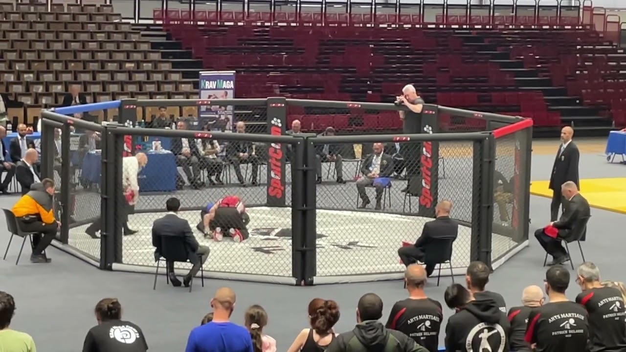 Paul Legrand - Finale des championnats de france de Krav-Maga combat libre -75kg.