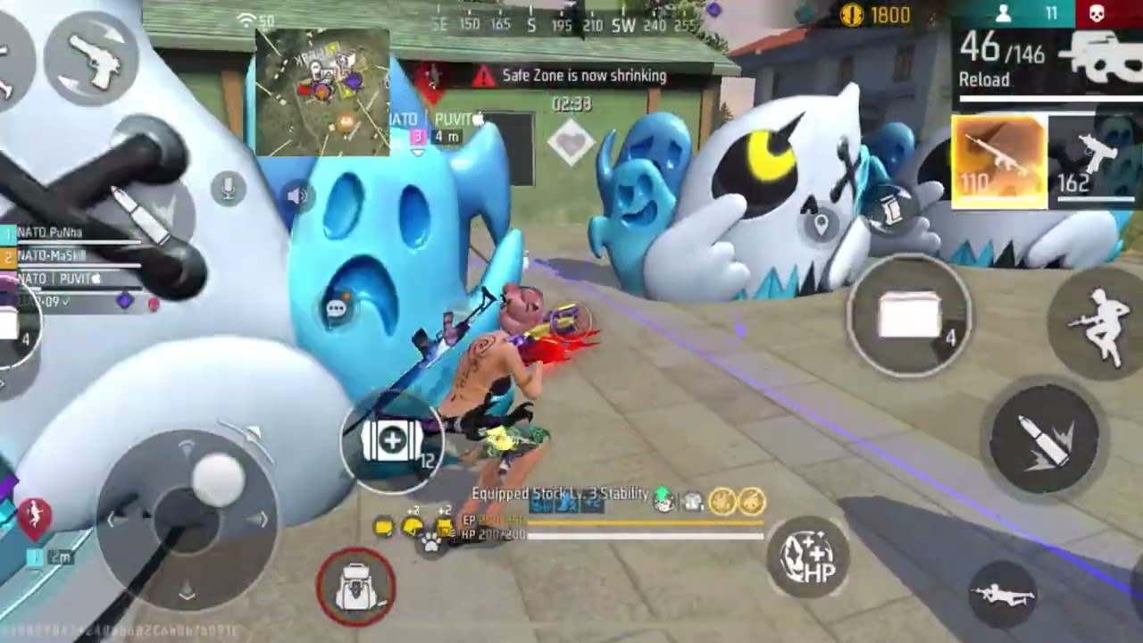 បន្លំធ្វេីស្រីស្អាតដេីរបោកគេក្នុង FREE FIRE😹🤣