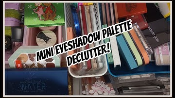 MINI EYESHADOW PALETTE and Single Shadow DECLUTTER / 25 Days of Ulzzangmas / #Ulzzangmas