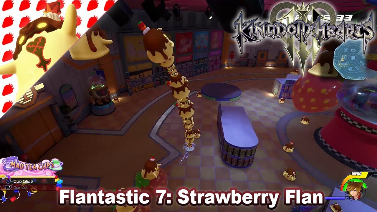 Kingdom Hearts 3 Flantastic 7: Strawberry Flan
