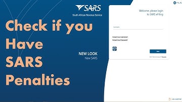 Do you have SARS penalties outstanding? (Efiling tutorial)