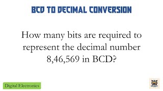 Problem 9 - BCD to Decimal Conversion | Digital Electronics | Explained in Assamese