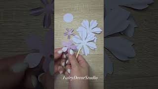 How to Make a Bachelor’s Button Paper Flower | Easy SVG Tutorial for Cricut &amp; Silhouette