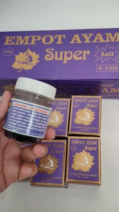 Jamu Madura Empot Ayam Super agen ramuan Madura Ny. Zaitun #empot #jamumadura
