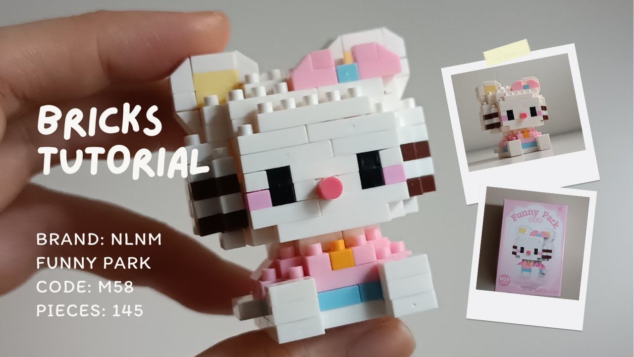 How to Build Hello Kitty NLNM Funny Park M58 (145 Pieces) Step by