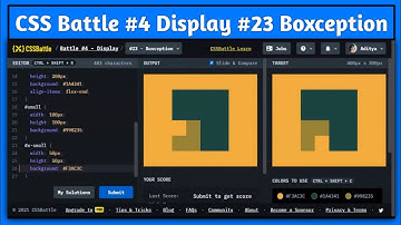 CSS Battle #4 - Display #23 - Boxception | WebBeg