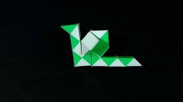 How to make a Stylish Snail using Snake Cube-24 Blocks