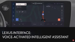 2022 Lexus Interface Multimedia System  Voice Command Intelligent Assistant