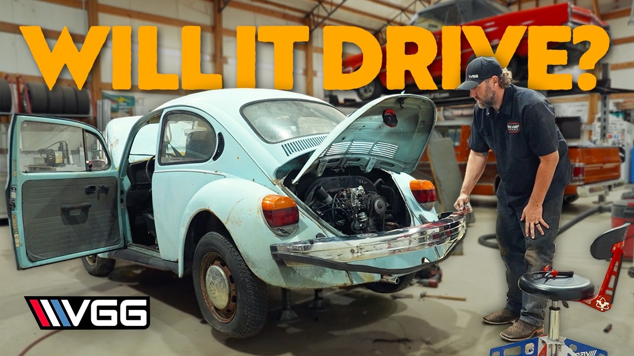 Forgotten VW Beetle Parked Almost 40 YEARS! Will It Finally RUN AND DRIVE? | Part 2 of 3