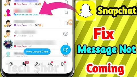 Fix Snapchat Messages Not Showing Problem | Snapchat messages not receving or coming problem solve