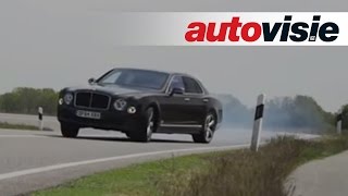 Bentley Mulsanne Speed drift slow motion - by Autovisie TV