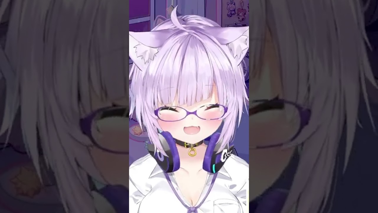 【猫又おかゆ】おにぎりゃーからの唐突なお願いに応える天使 #shorts