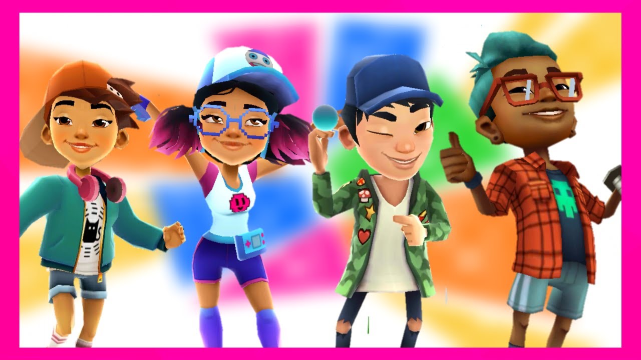 🎮 GAMER PACK - Jenny, Jia, Lee and Andy | Subway Surfers