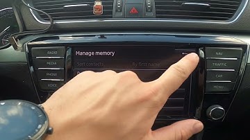 How to Set Home Adres for Navigation in Skoda Superb III ( 2015 – Now ) - Define Home Address
