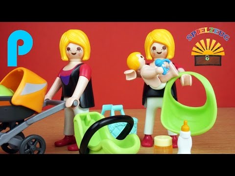 Schwangere und Mama mit Baby 6447 - Playmobil City Life Film Mutter Kind Schwanger auspacken