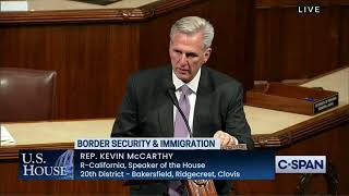 Speaker McCarthy Eviscerates Democrat's Open Border Policies