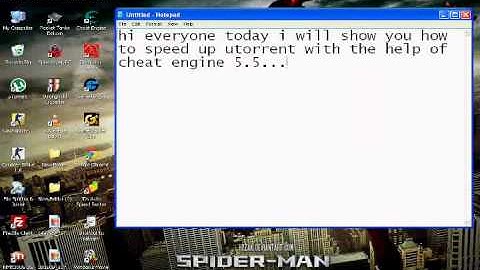speed up utorrent with help of cheat engine 5.5 works-100%