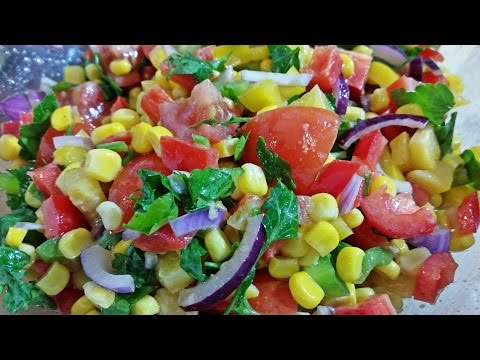 Video: Wie Man Paprika Für Salate Macht