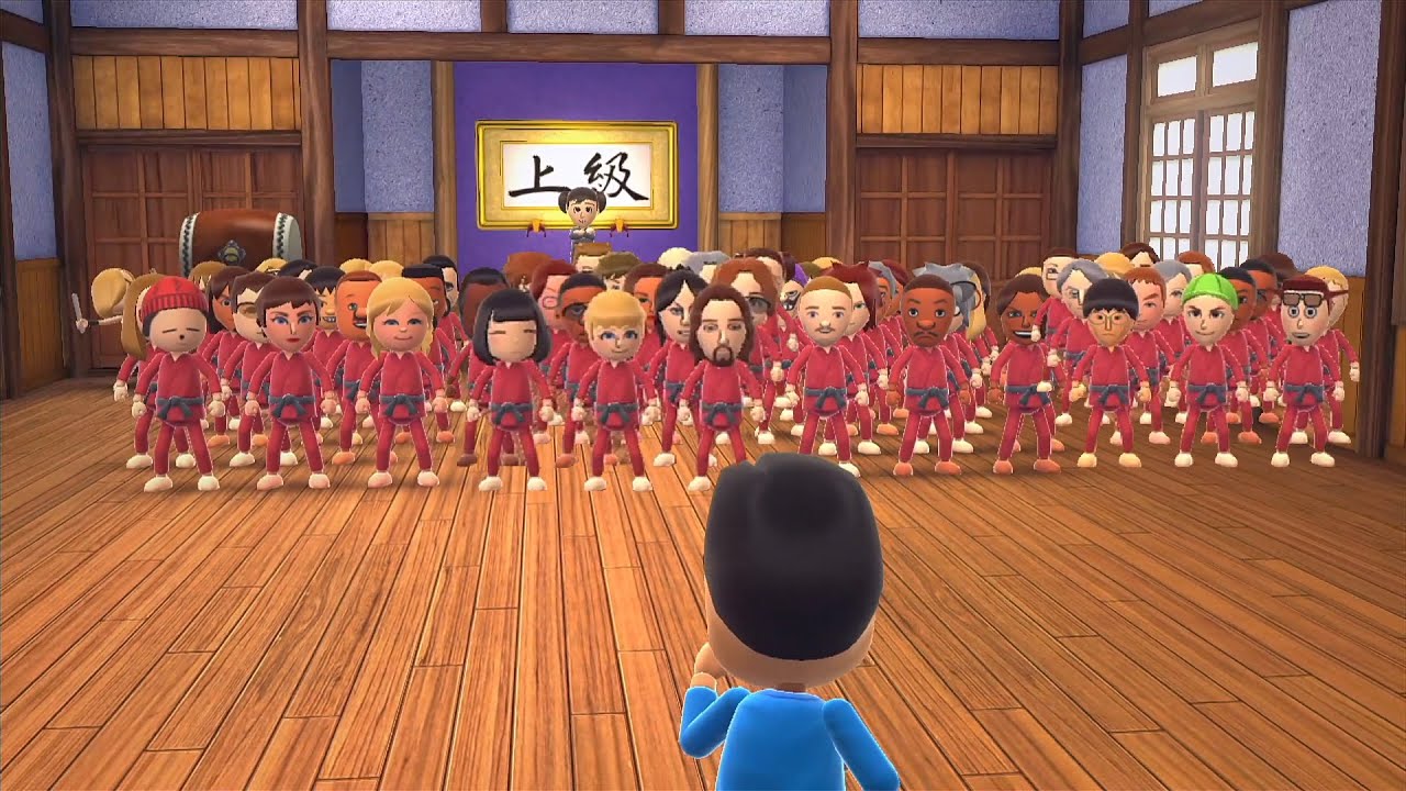 WiiパーティーU チャレンジ道場上級で遊ぶ Wii Party U - Dojo Domination ( Advanced Mode ) 도장깨기