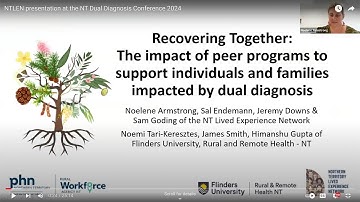 NTLEN presentation at the NT Dual Diagnosis Conference 2024