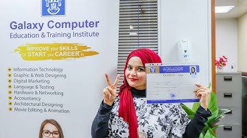 Certificate Distribution Ceremony at Galaxy Computer Education Abu Dhabi
