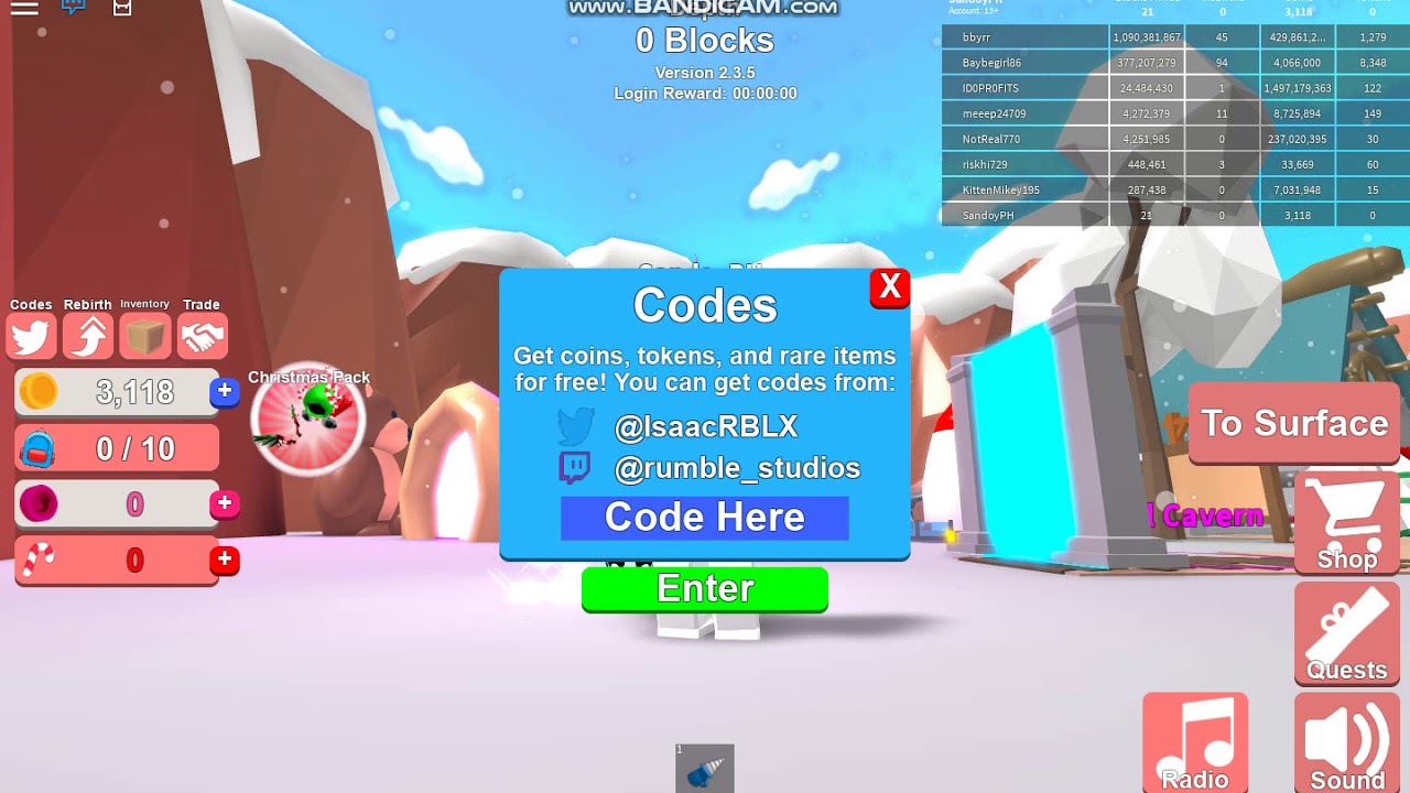 5-christmas-codes-in-mining-simulator-roblox-youtube