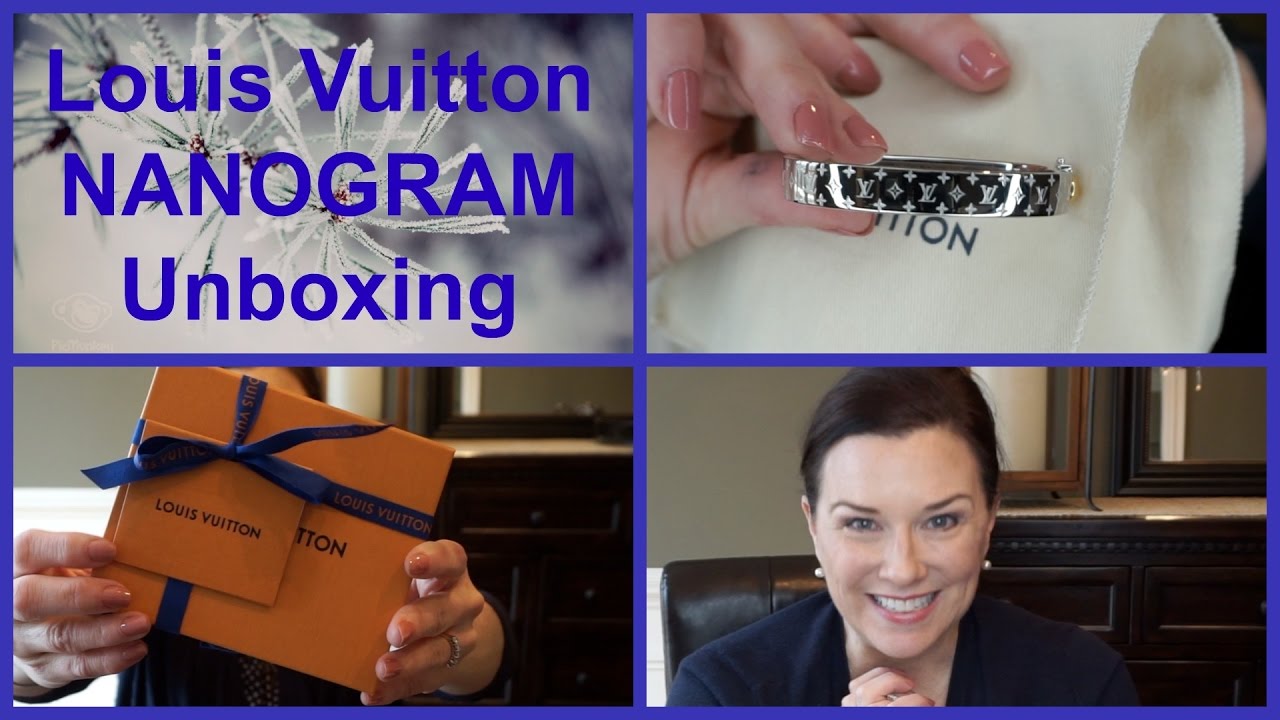 Louis Vuitton NANOGRAM Cuff Bracelet Unboxing & Shopping at