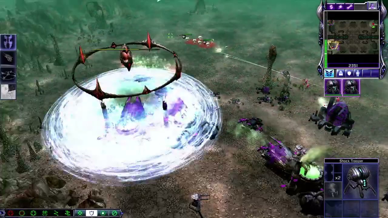 C&C3 Kane's Wrath Scrin (Reaper-17) 1 vs 7 Brutals (Steel Talons & Black Hand) Unexpected End Game