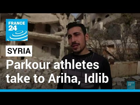 Ruins as playground: In Syria, parkour athletes take to war-ravaged city • FRANCE 24 English