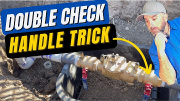 How To Install A Double Check Backflow Valve | Handle Trick